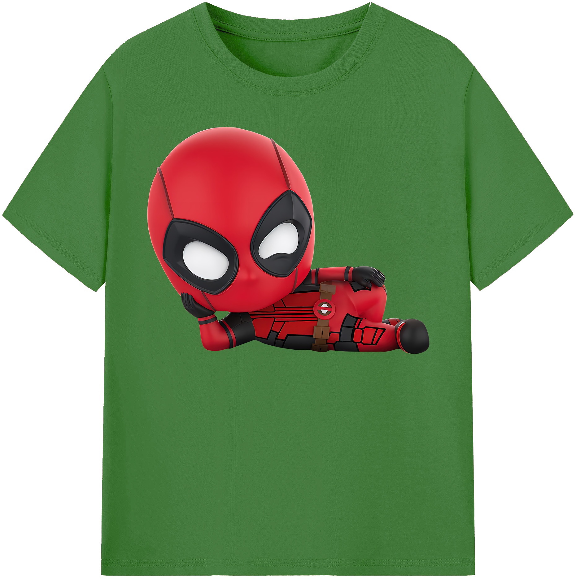 （画像用） Deadpool デッドプール レディースカジュアルプリントTシャツ（綿100％）